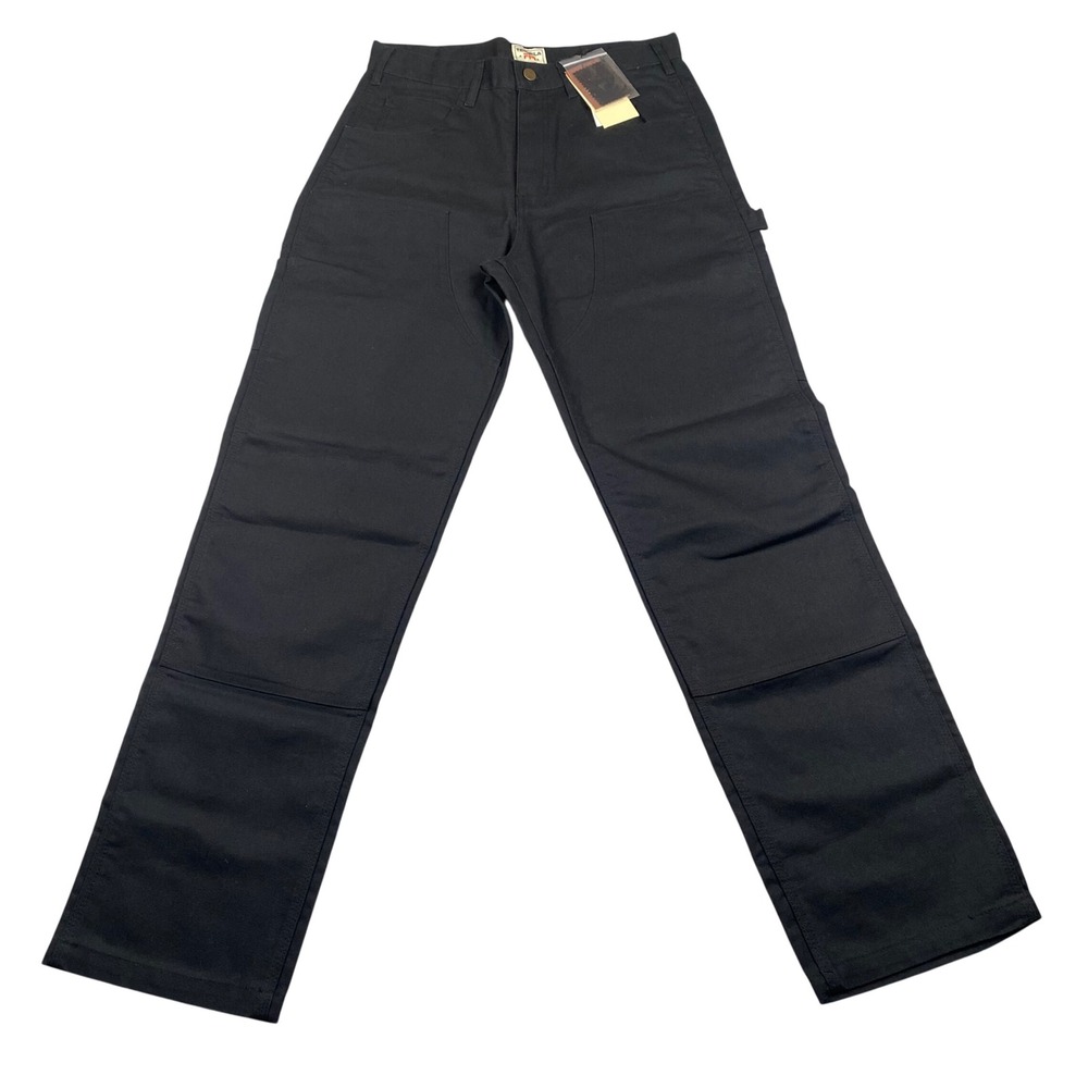 Ticomela‎ Mens Flame Resistant Carpenter Pants Black FR Size 30-32 CAT 2 FRC1704